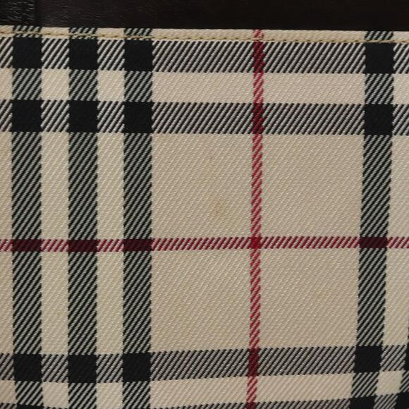 Burberry Nova Check Hand Bag Canvas Beige - Picture 3 of 16